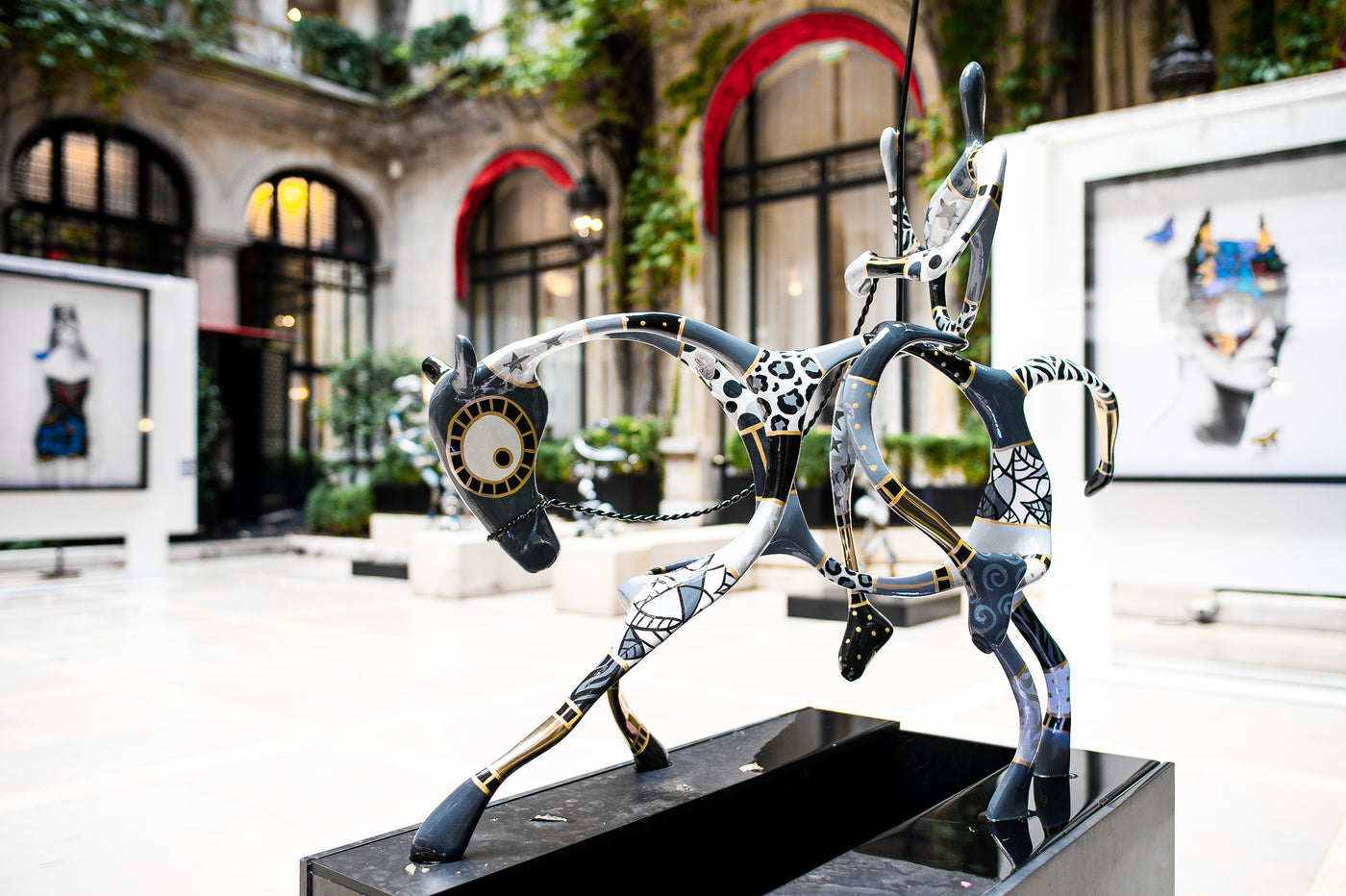 Exhibition view — Dorit Levinstein at Plaza Athénée Paris